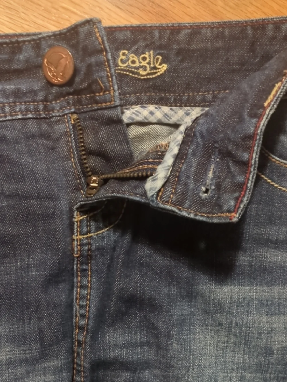 American Eagle Outfitters Dark Blue Denim Skirt - Picture 12 of 12